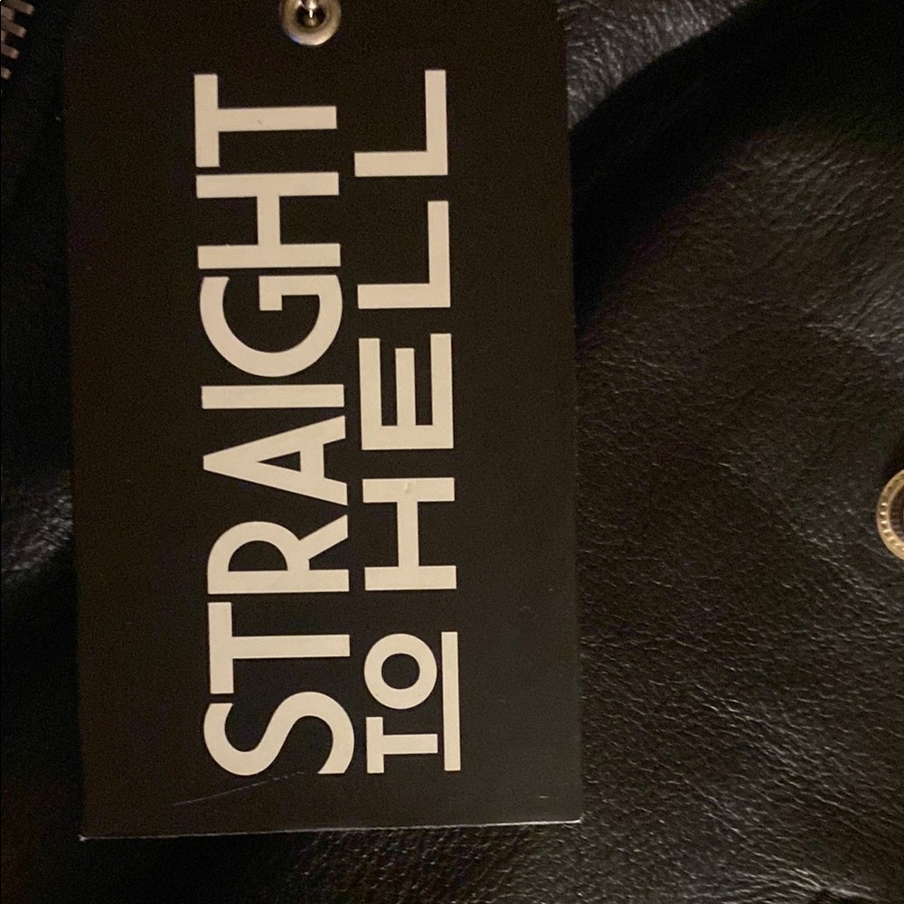 Straight To Hell Leather Jacket